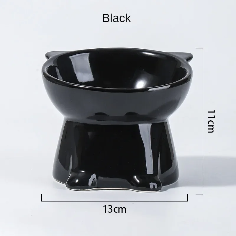 Black Cat Bowl Pet Bowl Pet Supplies Dog Macaron Color New Cat and Dog Universal Pet Bowl - Image 8