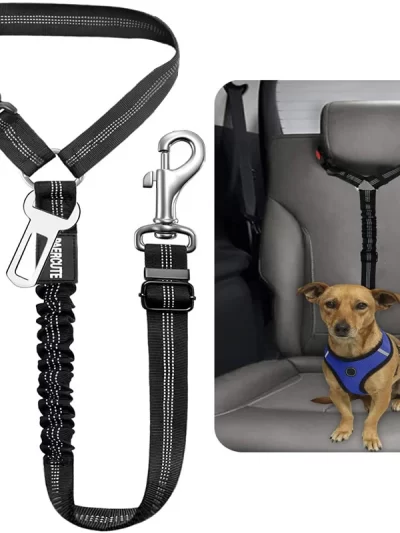 New Solid Two-in-one Dog Harness Leash Pet Car Seat Belt BackSeat Safety Belt Adjustable for Kitten Dogs Collar Pet Accessories