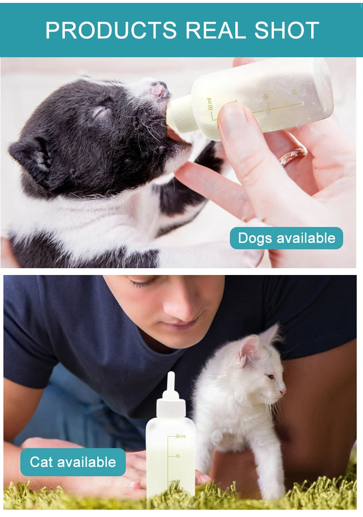Pet Feeding Bottle Dog Puppy Newborn Dog Dog Cat Kitten Feeding Bottle Teddy Small Pacifier Pet Supplies - Image 16