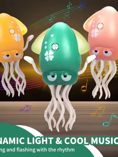 Dancing Octopus Kid Electronic Pet Toys Cartoon Interactive Electronic Pet With Music Light Children's toys Christmas Gifts