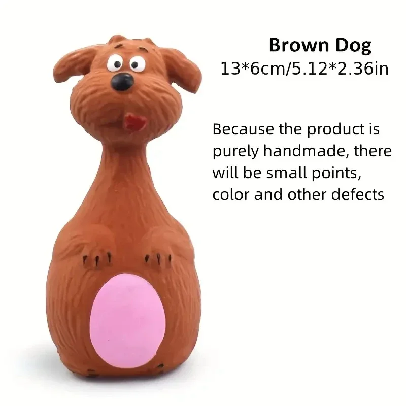 Soft Rubber Chewy Toys Four Styles Squeaky Interactive Throwing Games Cute And Fun Suitable For Small And Medium Sized Dogs - Image 7