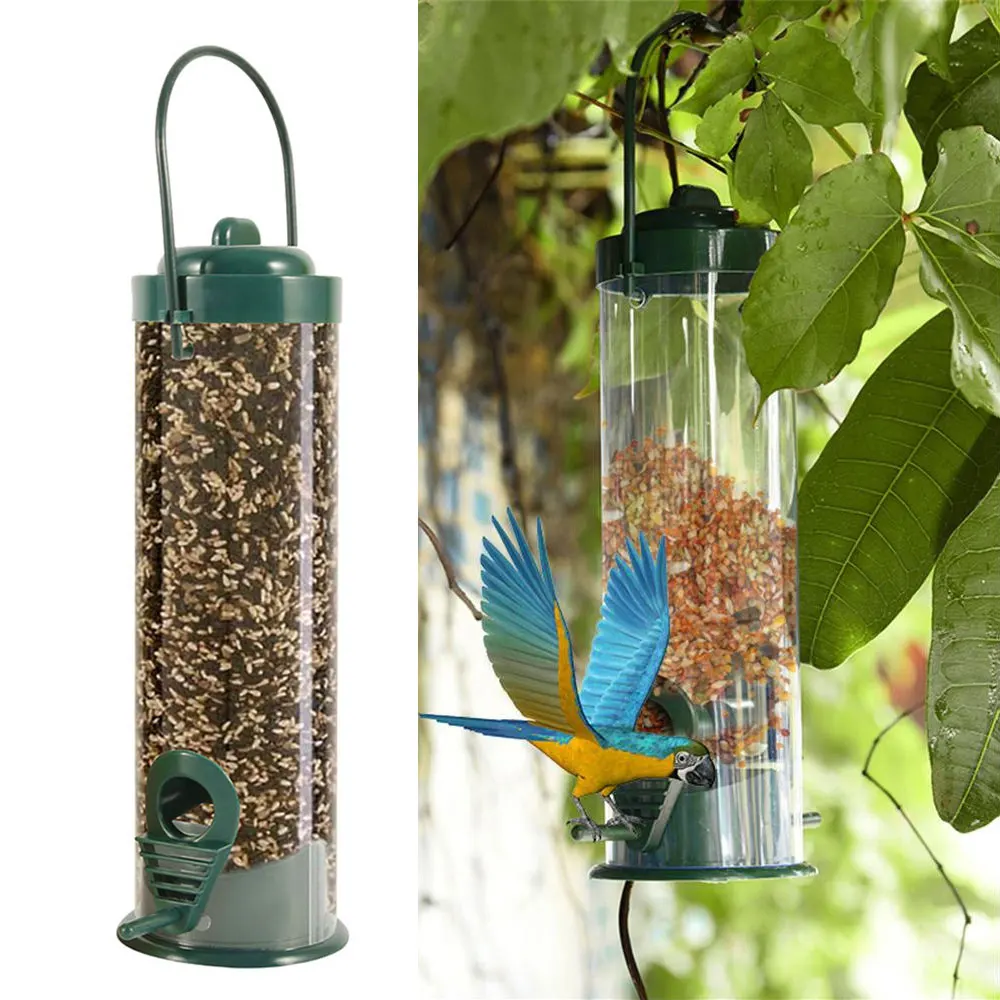 3PCS Wild Bird Feeder House Transparent Hanging Bird FeederGarden Patio Yard Feeding Station Pet Bird Supplies Seed Dispenser - Image 10