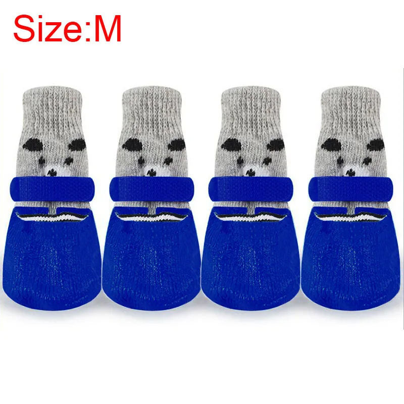 Dog Cat Boots Shoes Socks with Adjustable Waterproof Breathable and Anti-Slip Sole All Weather Protect Paws for Indoor Outdoor - Image 9
