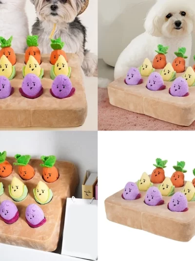 Plush Potatos Dog Toy Pet Stress Reliefs Toy Puzzle Feeding Interesting Game Toy for Pet Enrichment Y5GB
