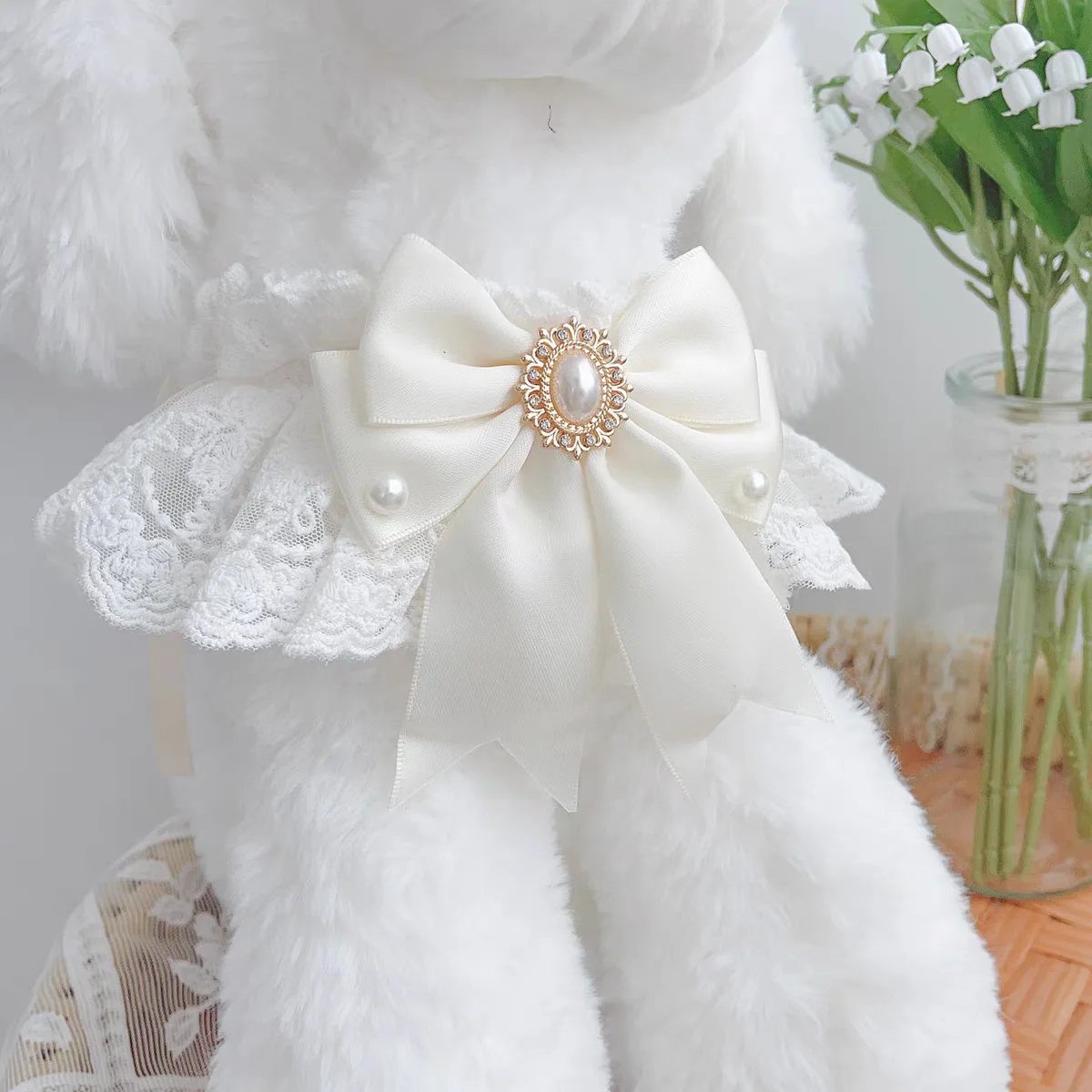 Dog Bow Bib Cute Cat Scarf Pet Accessory Small Dog Teddy Decoration Pomerian Dog Accessories Pet Accessories - Image 6