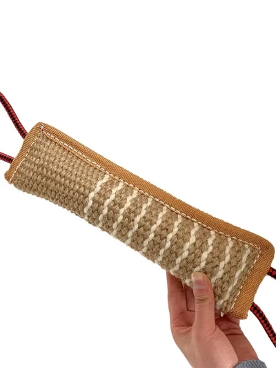 Interactive Pet Toys for Small and Large Dogs, Strong Handles, Jute Bite Pillow, Puppy Training Play Game, Durable Dog Tug Toy 2