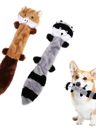 Pet Puppy Supplies Dogs Bite Resistant Sound Toys No Stuffing Plush Squeaky Dogs Chew Toy for Small Medium Large Breed Chewers