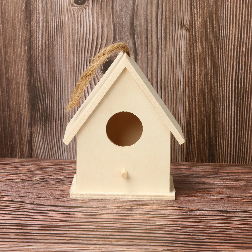 Creative Wall Mounted Wooden Outdoor Birdhouse Dox House Bird House Home Wall Mounted Bird Supplies For Indoor and Outdoor - Image 12