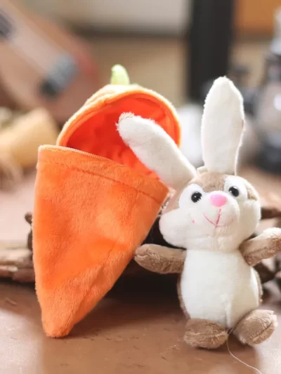 Rabbit Carrot Plush Pendant Detachable Rabbit Carrot Pendant