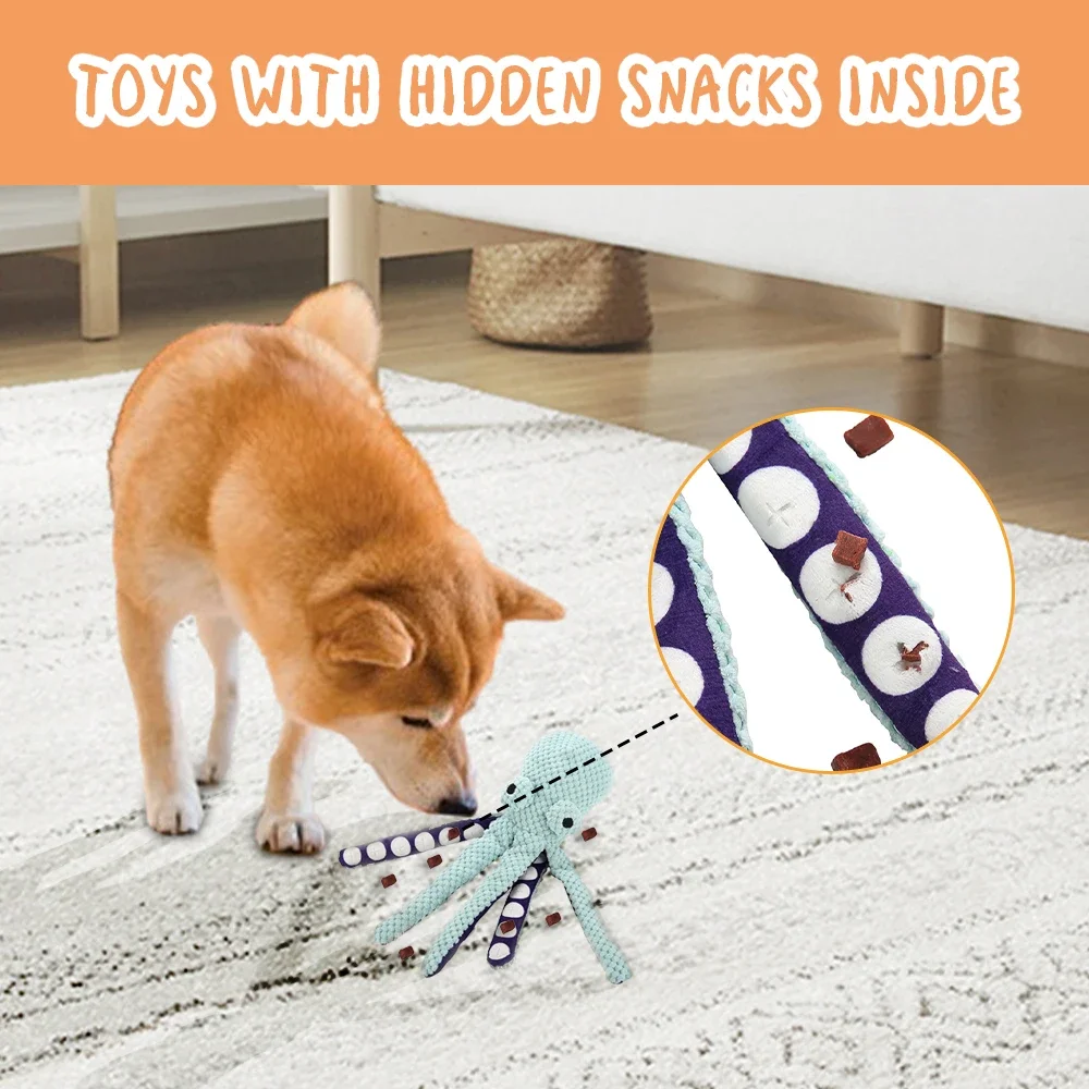 Large Squeaky Pet Dog Toy-Plush Dog Toys with Soft Fabric for Small Medium Large Dogs Daily Companionship, Training Reward Gift - Image 17