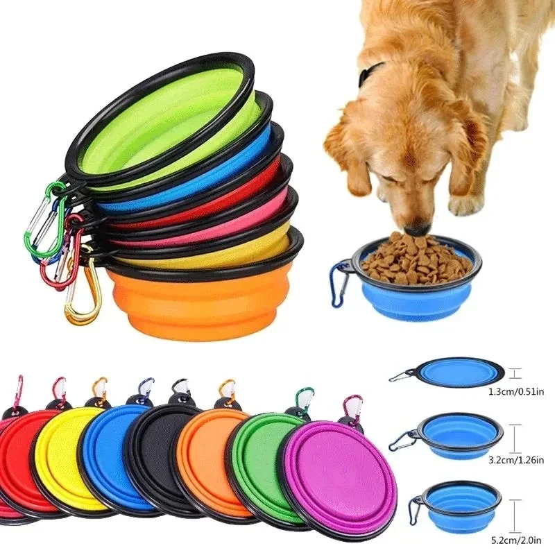 350mL Pet Folding Bowl Dog Supplies Outdoor Travel Portable Bowl Universal Food Bowl for Cats and Dogs Water Bowl - Image 5