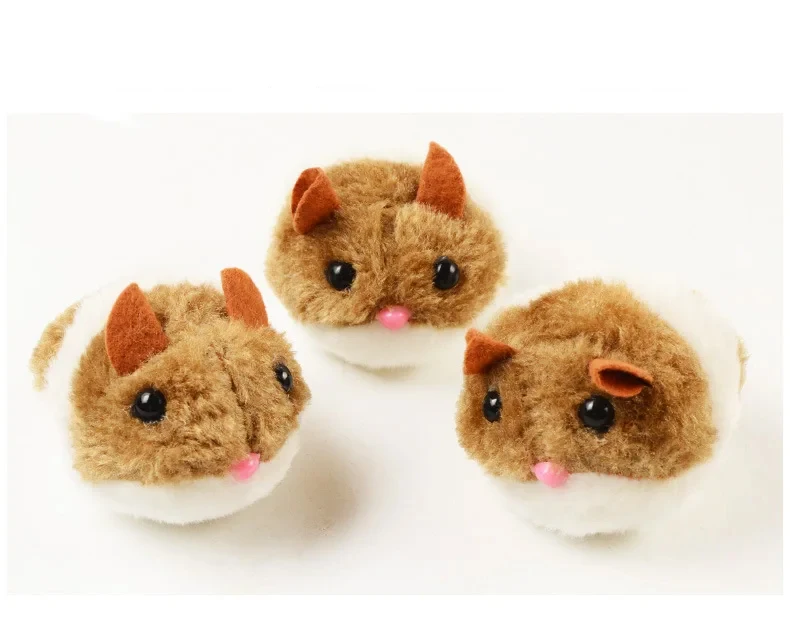 Cute Mouse Cat Toys Cat Supplies Plush Toy Shake Movement Mouse Pet Kitten Funny Plush Little Mouse Interactive Cat Toys - Image 9