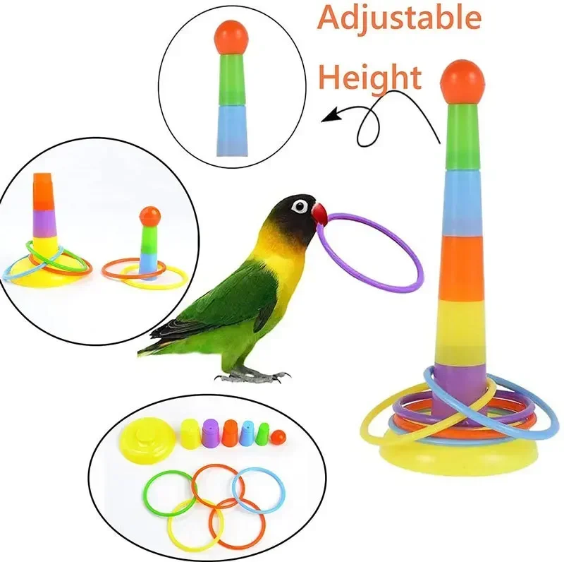 Parrot Toy Set, Bird Supplies, Bird Supplies, Ferrules, Bird Toy Combination Set - Image 10