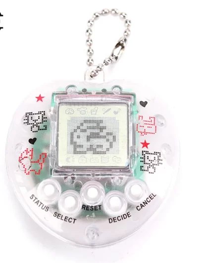 90S Nostalgic Mini Electronic Pets Toys 49 Pets in One Random colors Virtual Cyber Micro Chat Pet Funny Toy for Kids Gift