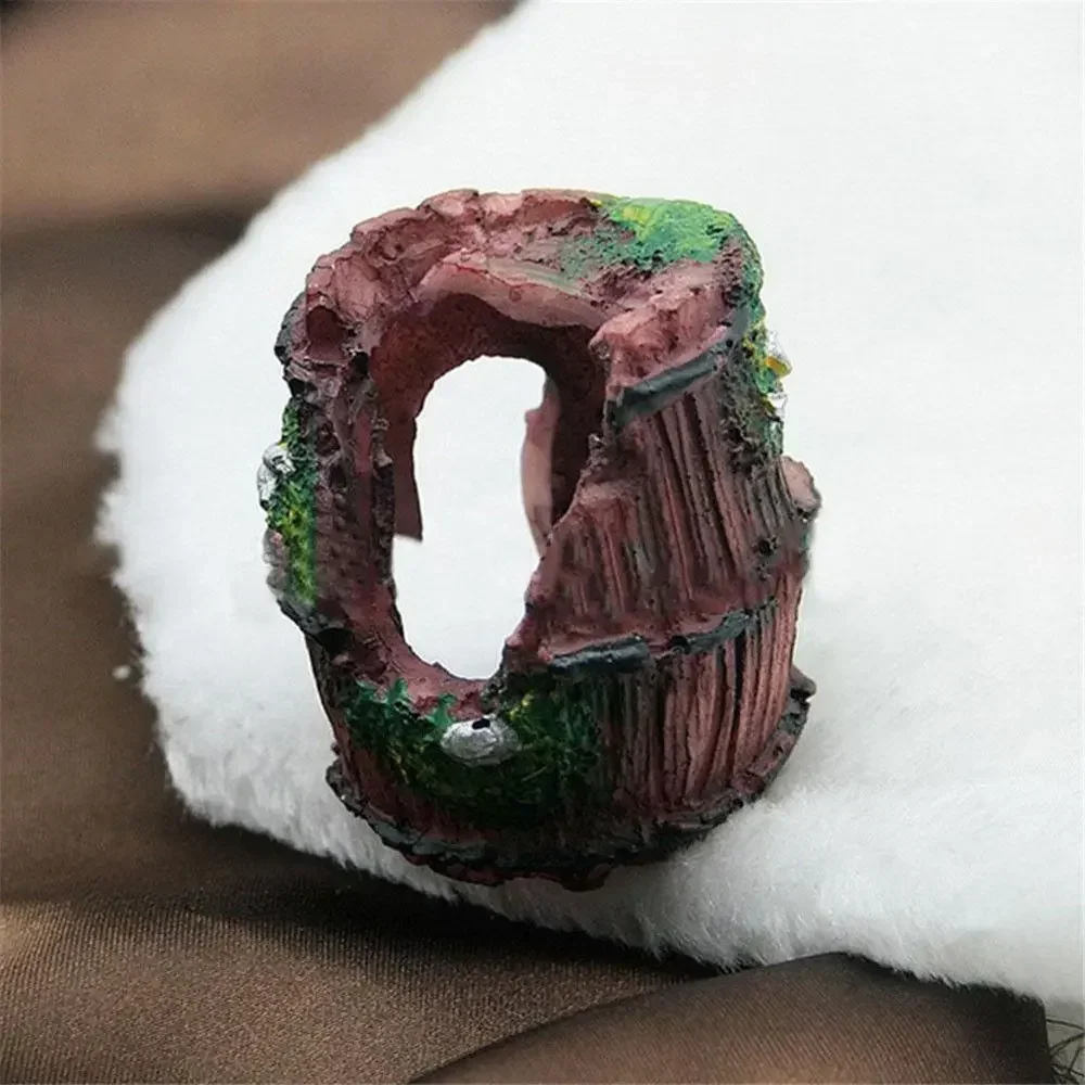 Aquarium Equipment Accessory Glass Fish Tank Landscaping Decoration Resin Crafts Artificial Antique Barrels Fish Tank Decoration - Image 4