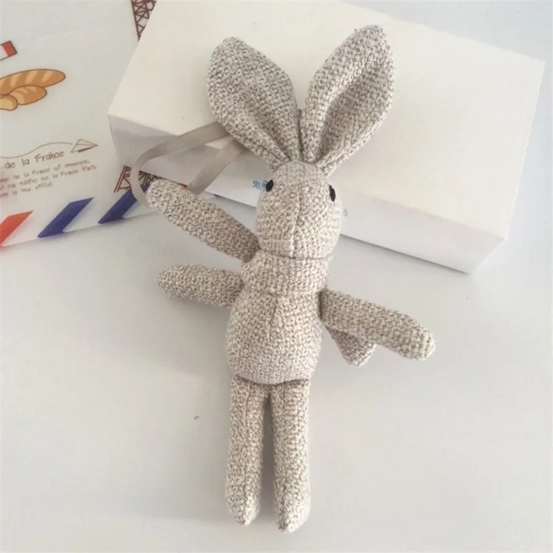 Rabbit Plush , Animal Stuffed Dress Rabbit Key chain TOY, Kid's Party Plush TOY , Bouquet Plush Dolls 2023 - Image 3