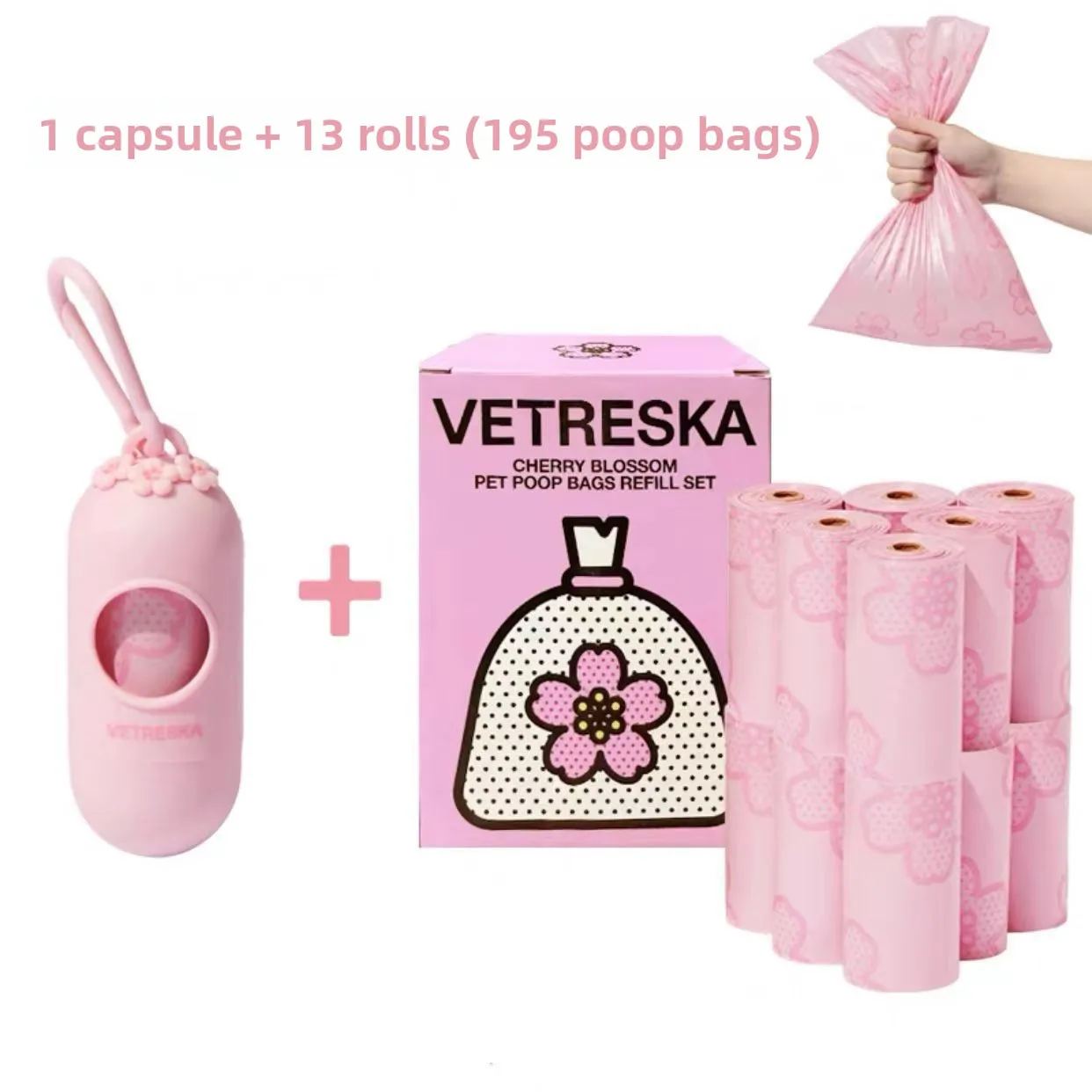 Bags for Dogs Poop Dispenser Outdoor Portable Pet Poop Bags Dog Cat Cleaning Supplies Accessories Pet Droppings Garbage Bag - Image 7