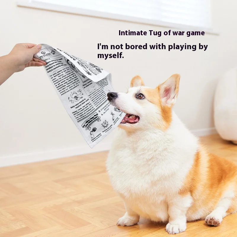 Pet noise paper toys dog toys pet noise plush toys newspapers bite resistant and Pleasure and Boredom Relief Artifact
