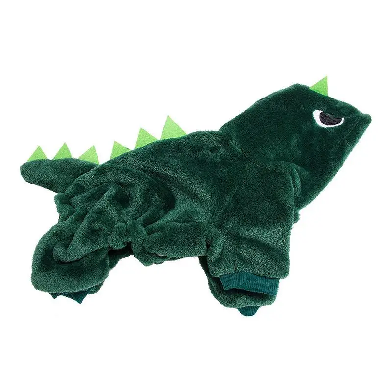 Dinosaur Cat And Dog Hoodies Pet Clothes Funny Costume for Christmas Soft and Warm Pet Clothes Funny Costume for Dog Cat - Image 3