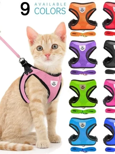 Pet Leash Dog Leash Dog Chain Vest Style Chest Harness Pet Supplies,Soft and Breathable,Suitable For Small and Medium-Sized Pets