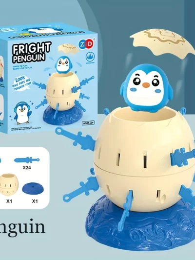 Penguin Novelty Toys for Holiday Party Children's Educational Thinking Training Pirate Barrels Interactive Toys