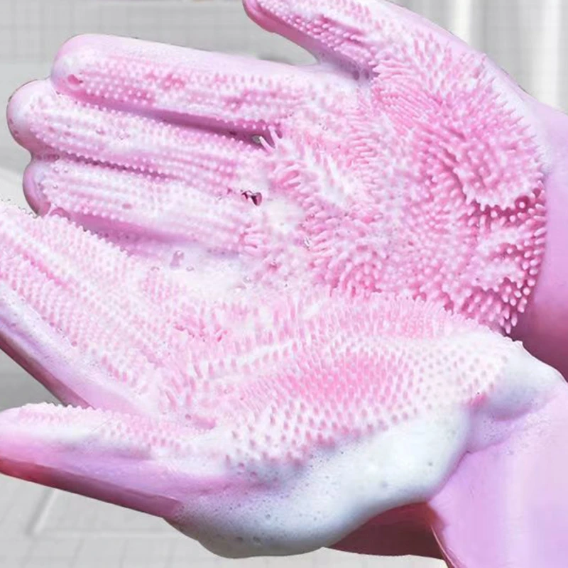 Pet Grooming Bathing Gloves Dog Cat Bathing Shampoo Massaging Cleaning Cleanner Sponge Silicon Hair Removal Glove - Image 11