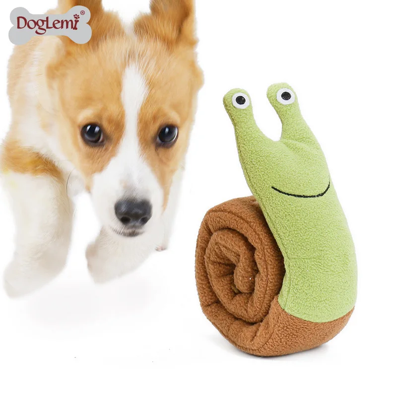 Snail Shaped Dog Cat Toys Pet Supplies Training Puzzles Sniffing Toys Food Mats For Small Medium Large Dogs Cats Play - Image 3