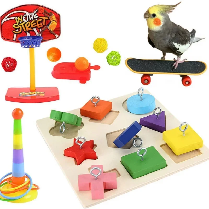 Parrot Toy Set, Bird Supplies, Bird Supplies, Ferrules, Bird Toy Combination Set - Image 8