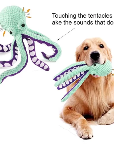 Large Squeaky Pet Dog Toy-Plush Dog Toys with Soft Fabric for Small Medium Large Dogs Daily Companionship, Training Reward Gift