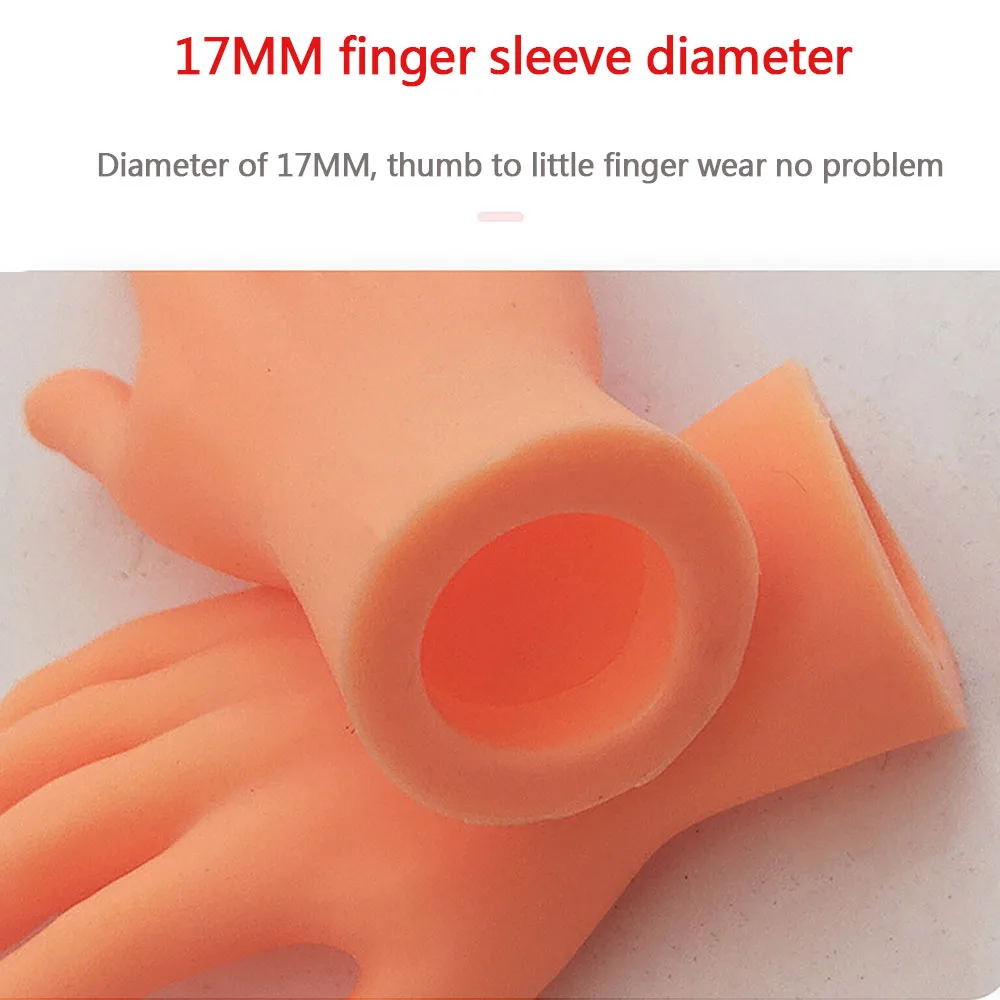 Adult Kid Novelty Toys Funny Mini Hands Creative Finger Fidget Toys Simulation Soft Small Hand Tease the Cat Pet Toy Simulation - Image 12