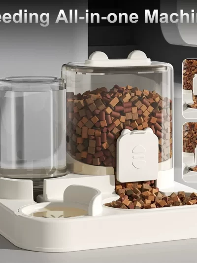 Cat Feeding All-in-one Machine Dog Cat Bowl with Water Dispenser Dog Food Automatically Circulates Cat Food and Pet Supplies