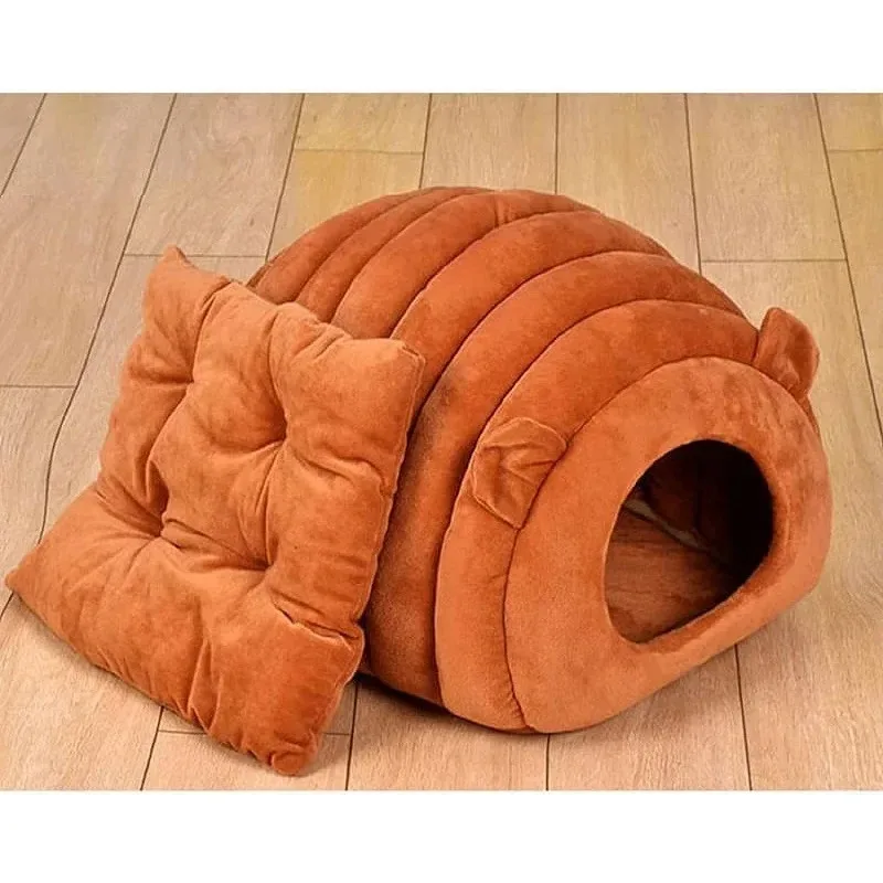 Cats Beds for Winter Pet Supplies Plush House Warm Kitten Goods Cushions Houses and Habitats Things Bed Basket Dog Mat Products - Image 11