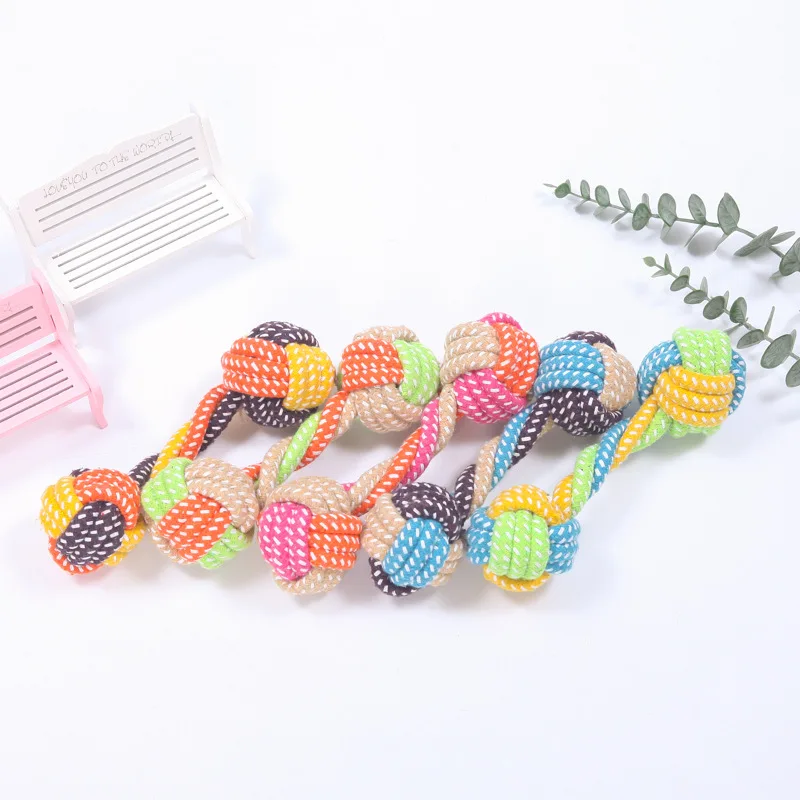 Pet Dog Toys for Large Small Dogs Toy Interactive Cotton Rope Mini Dog Toys Ball for Dogs Accessories Toothbrush Chew Puppy Toy - Image 8