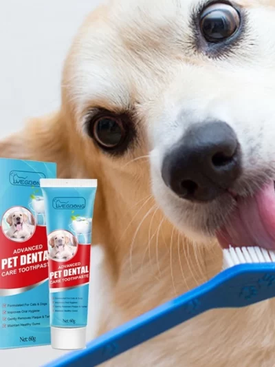 Pet Oral Care Toothpaste for Dogs and Cats Fresh Breath CleanTeeth Tartar Plaque Removal Edible Safe Dental Health Care Supplies
