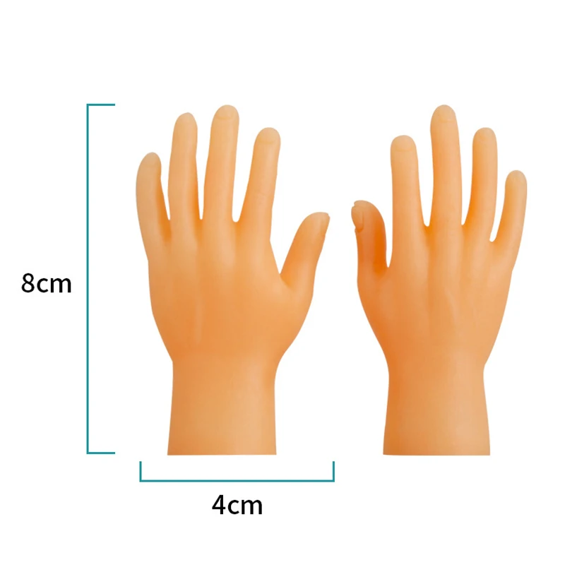 Adult Kid Novelty Toys Funny Mini Hands Creative Finger Fidget Toys Soft Small Hand Tease the Cat Pet Toy Halloween Gift - Image 6