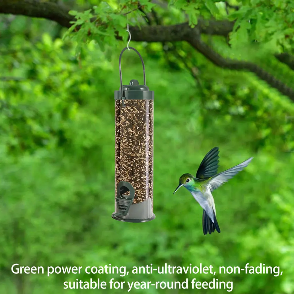 3PCS Wild Bird Feeder House Transparent Hanging Bird FeederGarden Patio Yard Feeding Station Pet Bird Supplies Seed Dispenser - Image 13