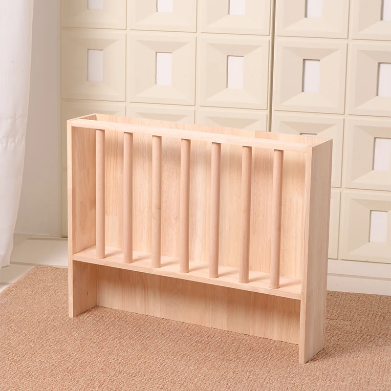 Portable Solid Wood Rabbit Hay Feeder Feeding Manger Cage Hay Dispenser Bunny Hay Raise Design A Grass Rack for Feeding Rabbits - Image 5