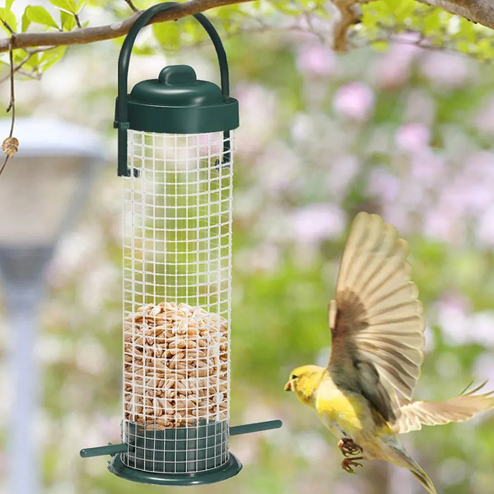 3PCS Wild Bird Feeder House Transparent Hanging Bird FeederGarden Patio Yard Feeding Station Pet Bird Supplies Seed Dispenser - Image 4