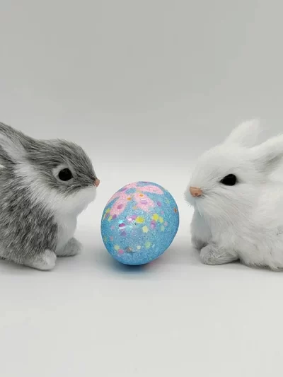 New Simulation Plush Rabbit Toy Rabbit Animal Model Kids Gift Cute Mini Bunny Toy Ornament Figurine Realistic Furry Animal Doll