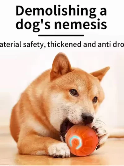 Intelligent pet toy ball electronic pet interactive toy moving ball USB puppy automatic moving bounce gift cat products.