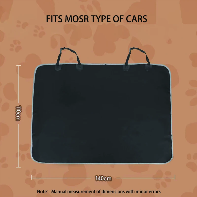 Universal Car Waterproof Back Seat Pet Cover Protector Mat Rear Safety Travel  Accessories For Cat Dog - Image 2
