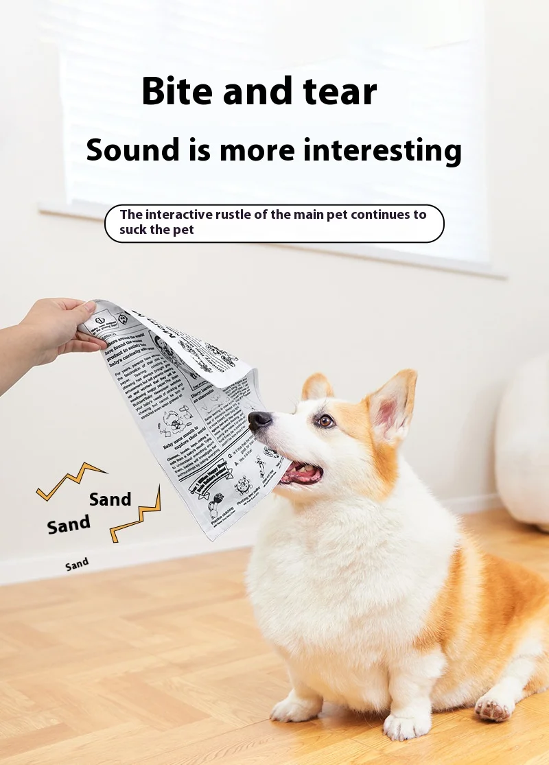 Pet noise paper toys dog toys pet noise plush toys newspapers bite resistant and Pleasure and Boredom Relief Artifact - Image 7