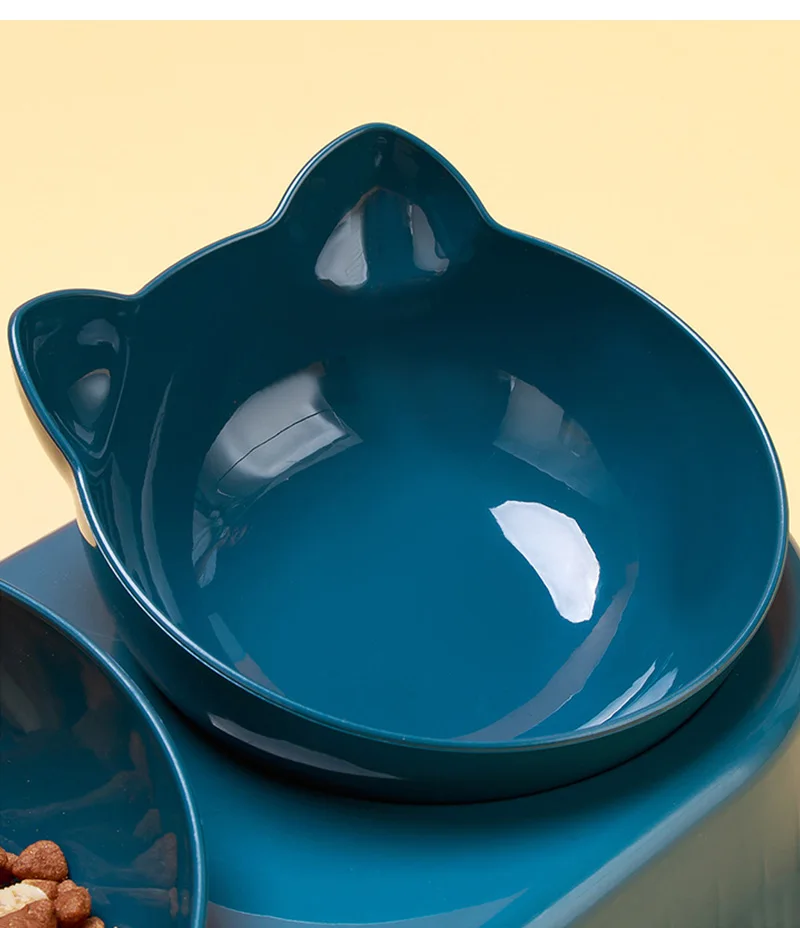 3 in 1 Cat Feeder Automatic Water Dispenser Double Bowl Pet Bowl for Small Dogs Cats Pet Food Container Cat Accessories - Image 13