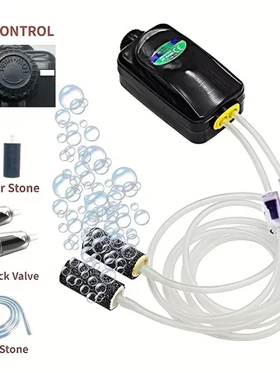 SOBO Aquarium Oxygen Pump Aquarium Supplies 738M Double Hole 3.5w Adjustable high-power oxygen-increasing pump