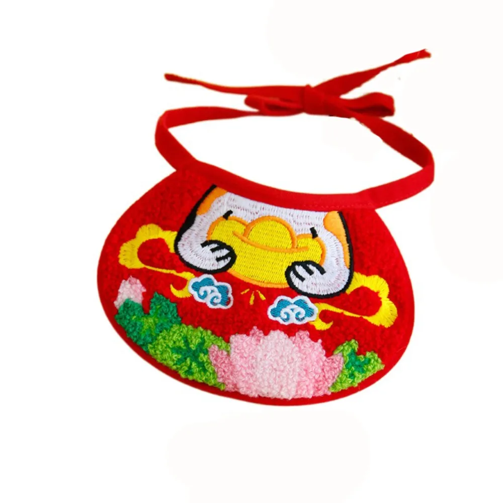 Pet Grooming Accessories Cute Cat Towel Embroidery Bib Cartoon Stylish Pet Water Scarf Adjustable Comfortable Pet Collar Kitten - Image 7
