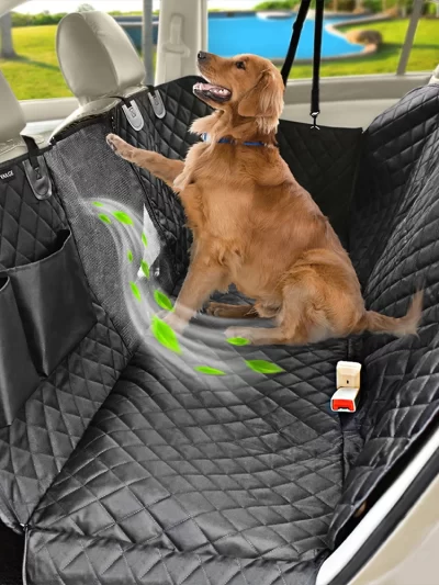 Dog Seat Cover for Back Seat Waterproof Pet Travel Dog Carrier Hammock Car Rear Back Seat Protector Mat Safety Carrier For Dogs