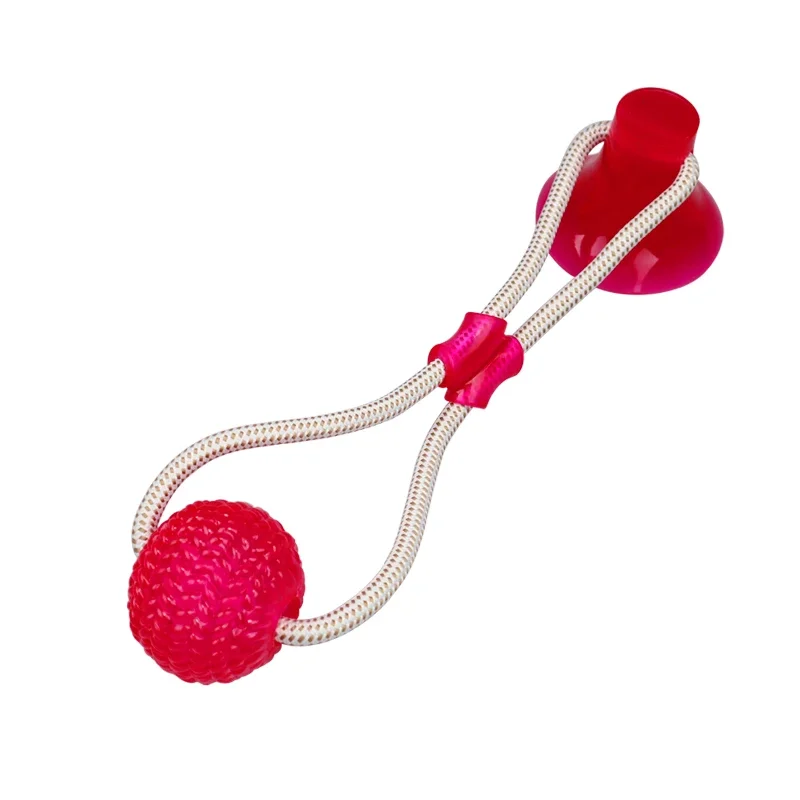 Pet Toys with Suction Cup Dog Push Toy with TPR Ball Pet Tooth Cleaning Chewing Rubber Dog Toys for Small Dogs Rubber Dog Toy - Image 5