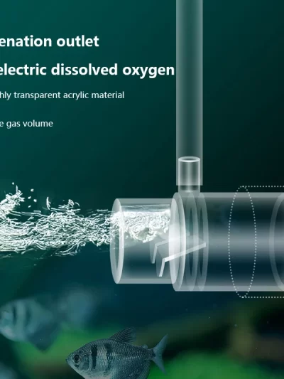 Acrylic Clear Aquarium Fish Tank Water Pump Filter Water Outlet Nozzle Increasing Oxygen Air Aquarium Accessories