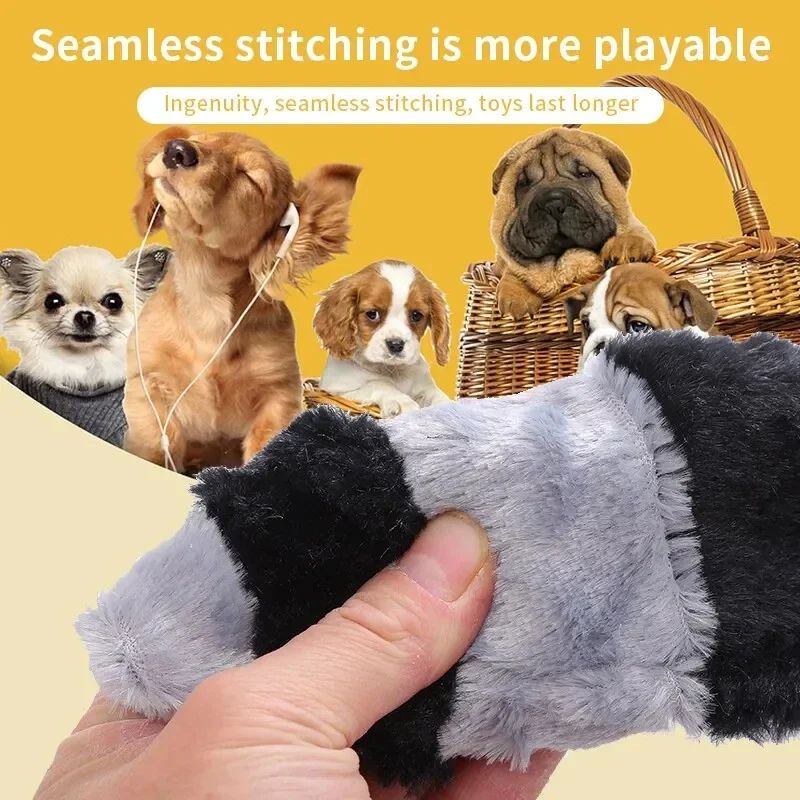 Pet Puppy Supplies Dogs Bite Resistant Sound Toys No Stuffing Plush Squeaky Dogs Chew Toy for Small Medium Large Breed Chewers - Image 5