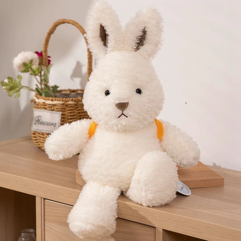 35CM New Cute Baby Rabbit Plush Toy Backpack, Kawaii Puppy Soft Animal Doll as a Birthday and Christmas Gift for Children - Image 5